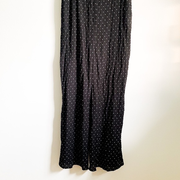 Lulus Charming Ways Black White Polka Dot Culotte Jumpsuit Small - Picture 10 of 15